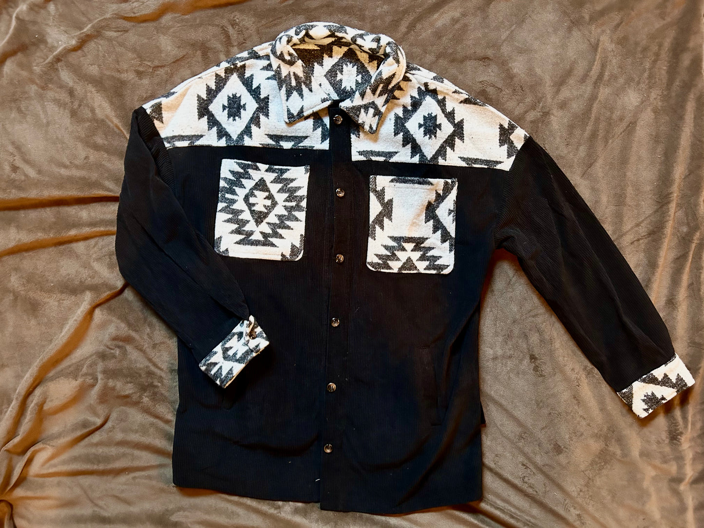 Aztec Corduroy Jacket