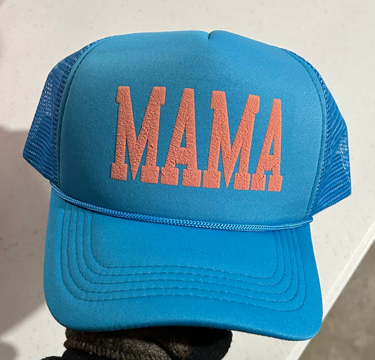 Blue Mama Trucker Hat