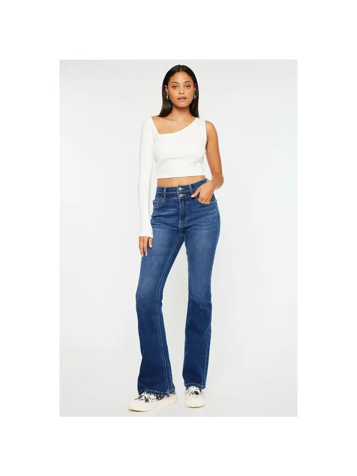 KanCan High-Rise Bootcut Medium Wash Jeans